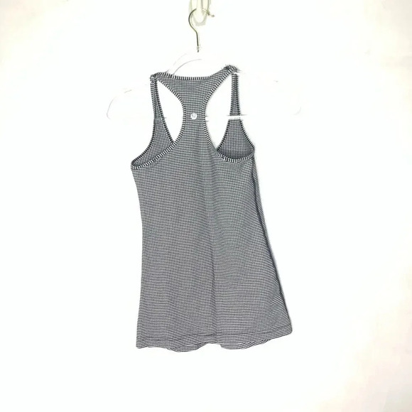 Lululemon Gingham black and white tank - Picture 2 of 5